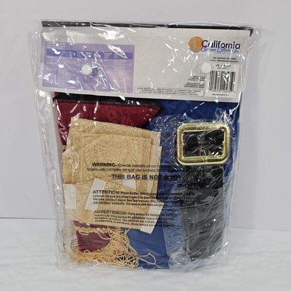 California Costumes Men's Storybook Prince Costume Blue/Red Size L - Picture 6 of 6